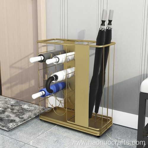 Modern simple long short handle umbrella storage rack